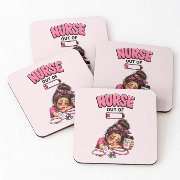 Item preview, Nurse Out of Battery – Funny Tired Night Shift Nurse designed and sold by HO•Designs.