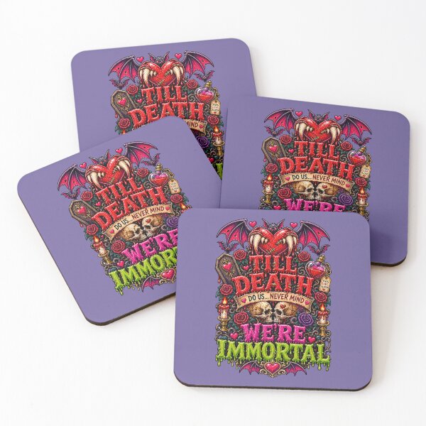 Item preview, DARK LOVE ❤️ - MONSTER ROMANCE COLLETION -  VAMPIRE LOVE - TILL DEATH DO US - NEVERMIND - WE'RE IMMORTAL v3 designed and sold by WheelieGdArt.