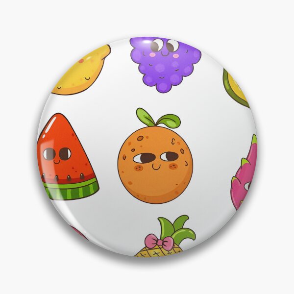 Item preview, Vibrant Cartoon Fruit Clipart Collection with Playful Faces designed and sold by ralietamartani.