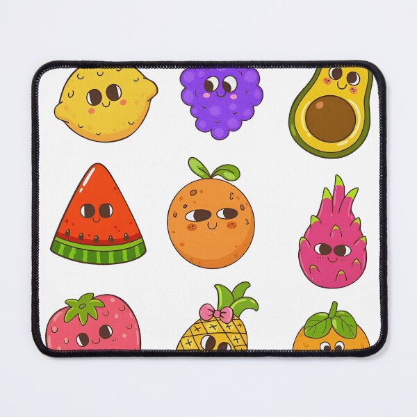 Item preview, Vibrant Cartoon Fruit Clipart Collection with Playful Faces designed and sold by ralietamartani.