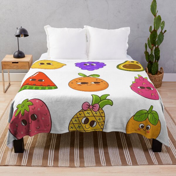 Item preview, Vibrant Cartoon Fruit Clipart Collection with Playful Faces designed and sold by ralietamartani.