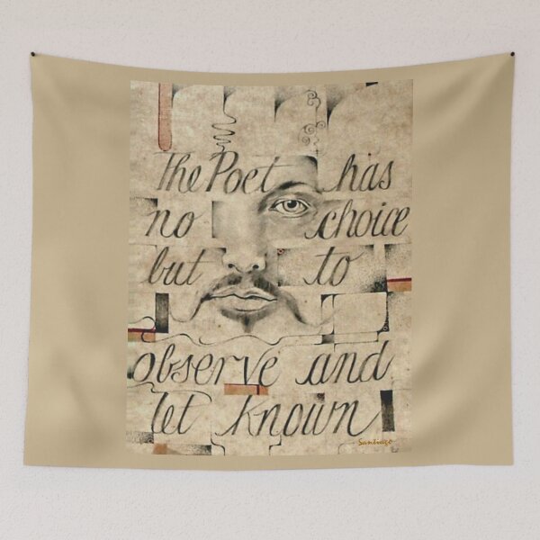 Item preview, The Poet and His Words (Ver 2) designed and sold by Jorge Santiago Jiménez.