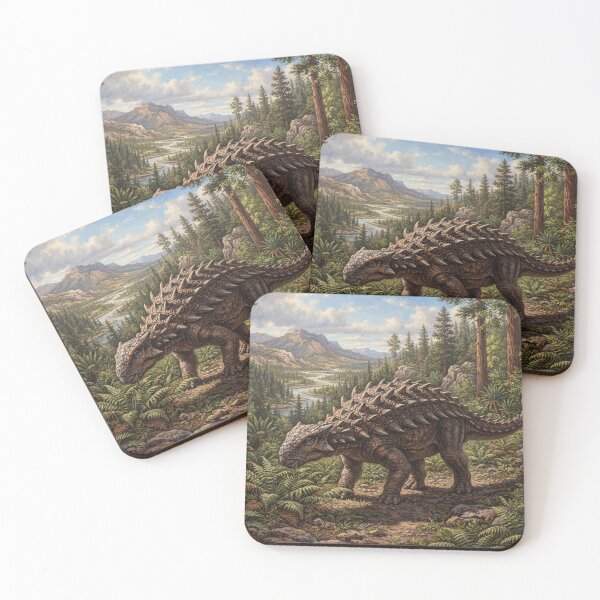 Item preview, Realistic Ankylosaurus Paleoart, Jurassic Dinosaur Illustration I designed and sold by Yaremchuk.