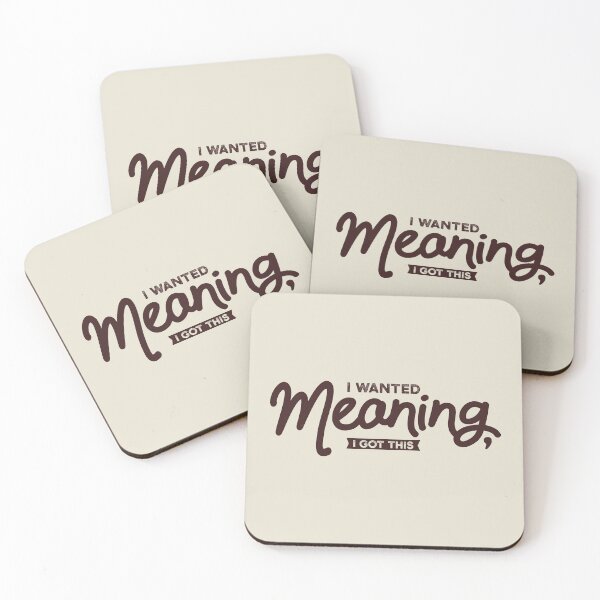 Item preview, The Existential Drop: "I wanted meaning, I got this." designed and sold by knappidesign.