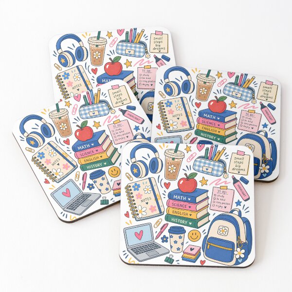 Item preview, Cute Back to School Study Essentials designed and sold by SurrealSproutz.