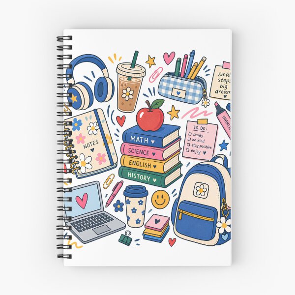Item preview, Cute Back to School Study Essentials designed and sold by SurrealSproutz.