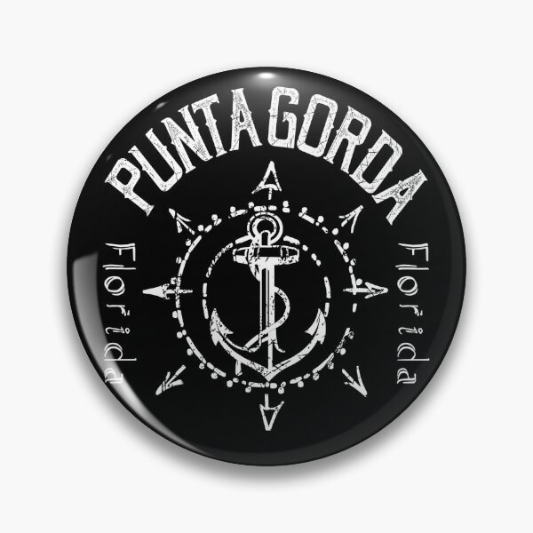 Artikelvorschau, Punta Gorda, Florida, Nautische Kompassrose, Gemütliche Atmosphäre, Souvenir eines Segelbootankers entworfen und verkauft von ArtByBollwitt.