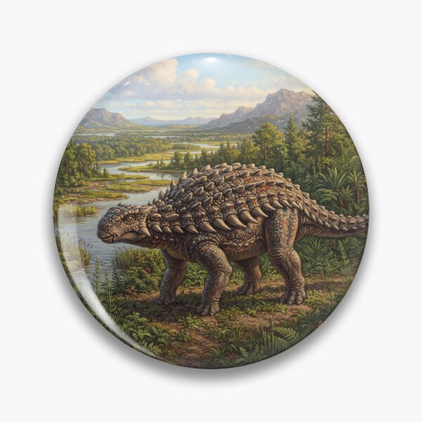 Item preview, Realistic Ankylosaurus Paleoart, Jurassic Dinosaur Illustration II designed and sold by Yaremchuk.