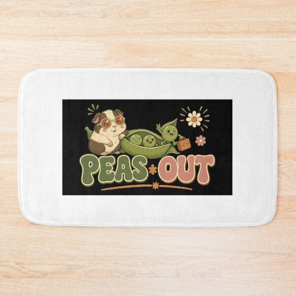 Item preview, Peas Out Cute Guinea Pig Pun designed and sold by davitabros.