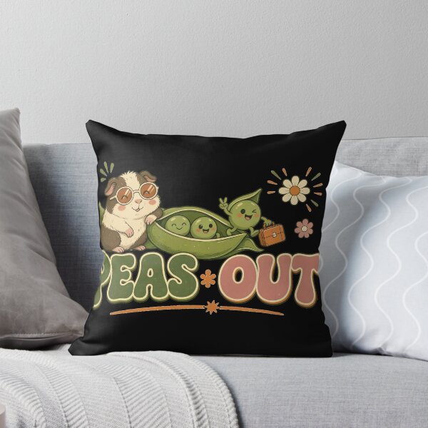 Item preview, Peas Out Cute Guinea Pig Pun designed and sold by davitabros.