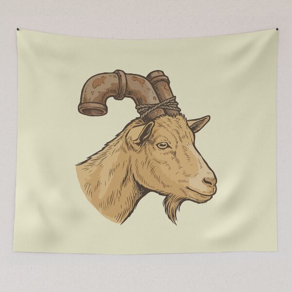 Item preview, Pipe Horn Goat designed and sold by Gkinoki.