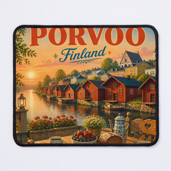 Item preview, Porvoo Finland - Scenic Travel Destinations designed and sold by LSVart.