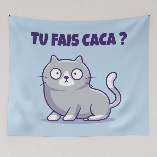 Item preview, Are you pooping? – Curious and Humorous Cat 2 designed and sold by WordPlayStudio.