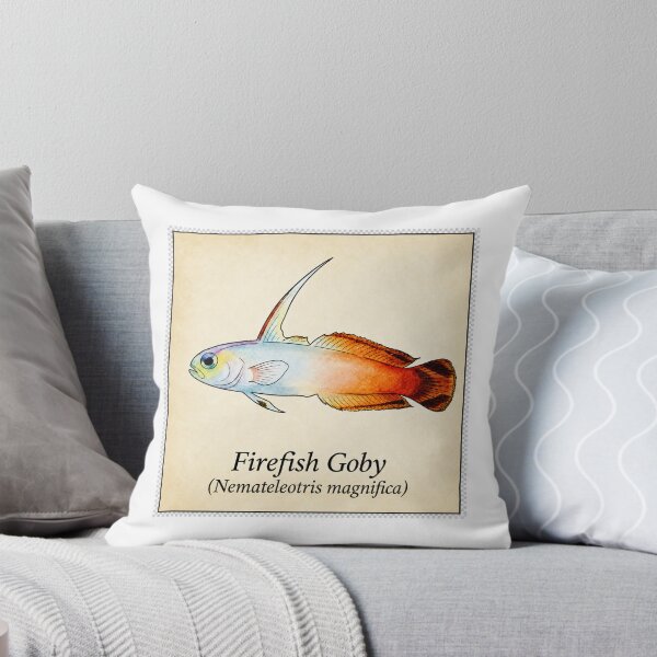 Item preview, Firefish Goby Watercolor Saltwater Aquarium Illustration designed and sold by KenworksDigital.