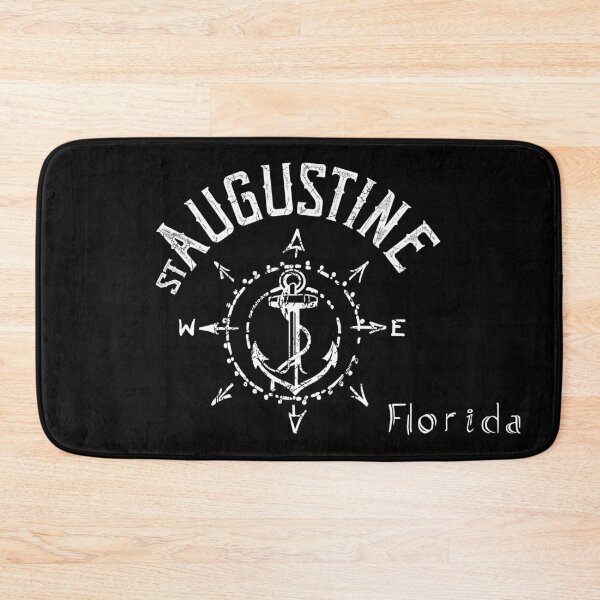 Item preview, St. Augustine Florida, FL Nautical Compass Rose, Lazy Tide Vibe, Sailing Sailboat Anchor Souvenir designed and sold by ArtByBollwitt.