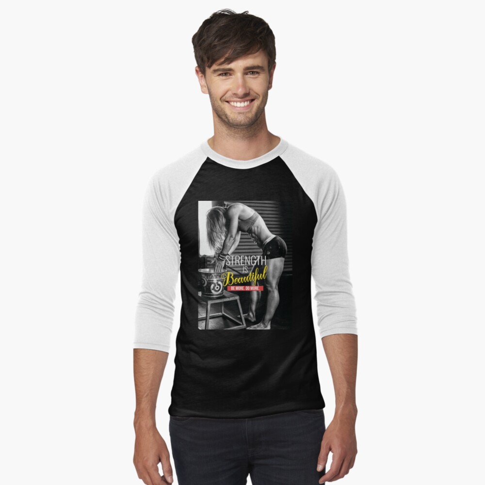 Item preview, Baseball ¾ Sleeve T-Shirt designed and sold by superfitstuff.