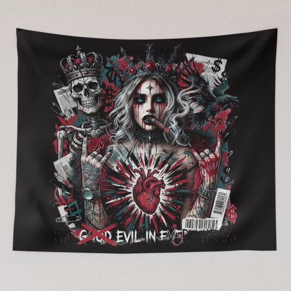 Item preview, Gothic Queen Cigar Skeleton Heart designed and sold by Voodoo Store Paranormal Collections.