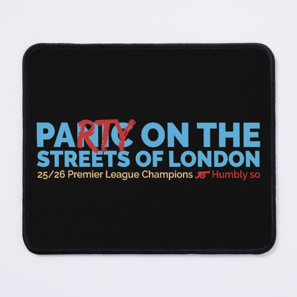 Item preview, Arsenal Party on the Streets of London designed and sold by ThinkCitron.