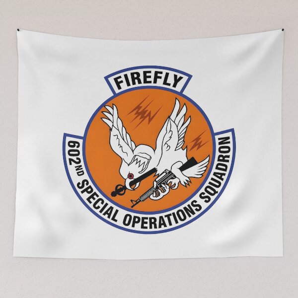 Item preview, USAF 602nd Special Operations Squadron "Firefly" Patch designed and sold by CharlieDesings.