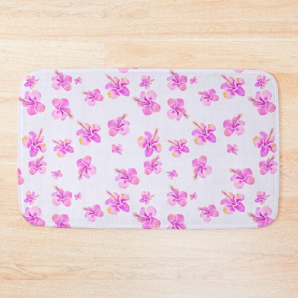 Item preview, Pink Hibiscus Scatter. Watercolor Tropical Floral Pattern  designed and sold by Piret Victoria Ribas.