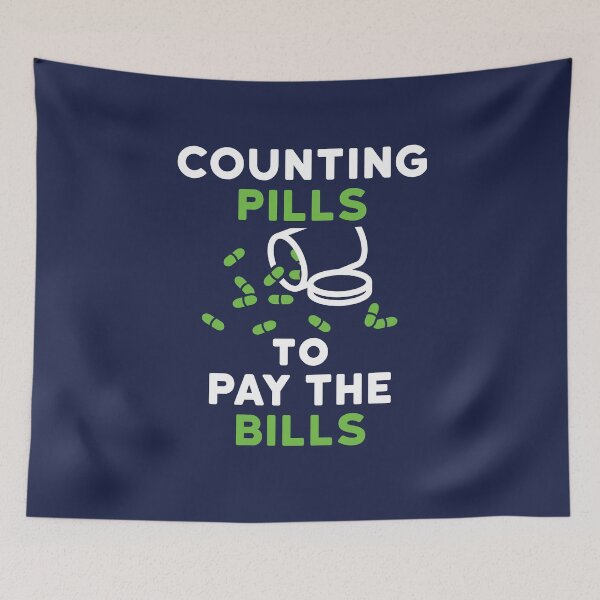Item preview, Pharmacy Tech Pharmacist Counting Pills to Pay the Bills designed and sold by jaygo.
