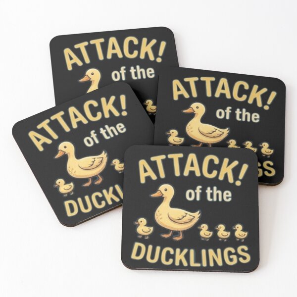 Item preview, Attack of the Ducklings — Funny Cute Duck Family Design designed and sold by Tipsy24.