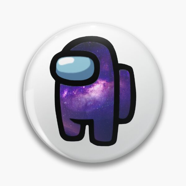 Item preview, Among Us Crewmate - Purple space pattern designed and sold by noob publishing.