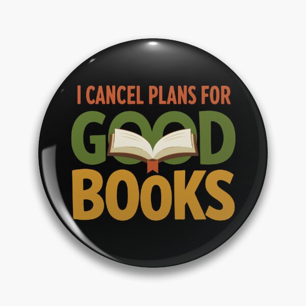 Item preview, I Cancel Plans for Good Books Funny Typography Gift for Book Lovers, Students & Humor Fans designed and sold by stylishdzign.