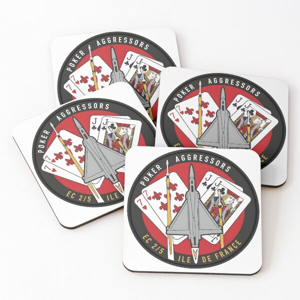 Item preview, French Air Force EC 2/5 Île-de-France "Poker Aggressors" Patch designed and sold by CharlieDesings.