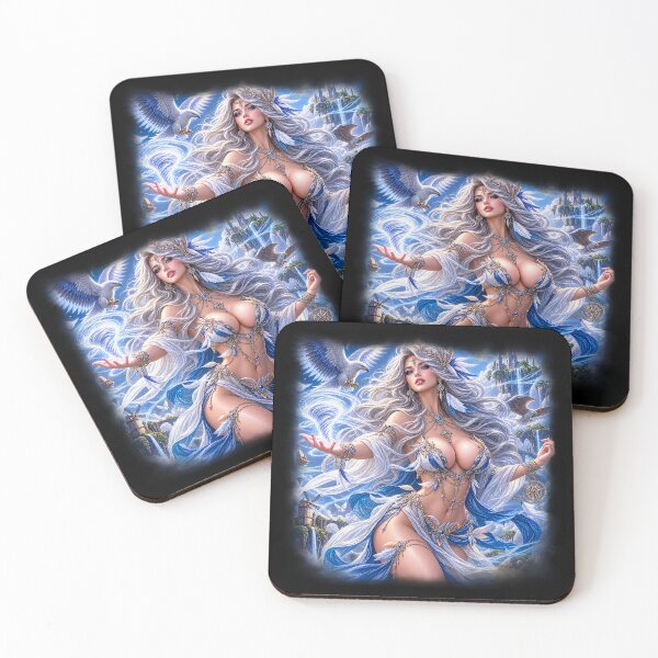 Item preview, Wind Enchantress – Goddess of the Sky and Sacred Winds designed and sold by TroviTutto.