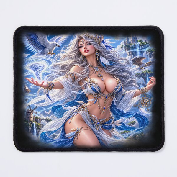 Item preview, Wind Enchantress – Goddess of the Sky and Sacred Winds designed and sold by TroviTutto.