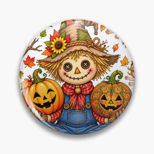 Item preview, A cute scarecrow and his winged friends designed and sold by kdhill.