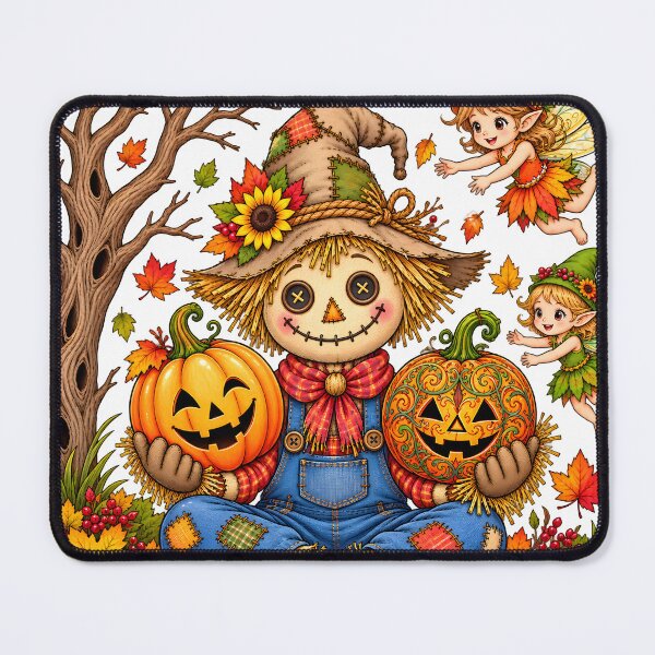 Item preview, A cute scarecrow and his winged friends designed and sold by kdhill.