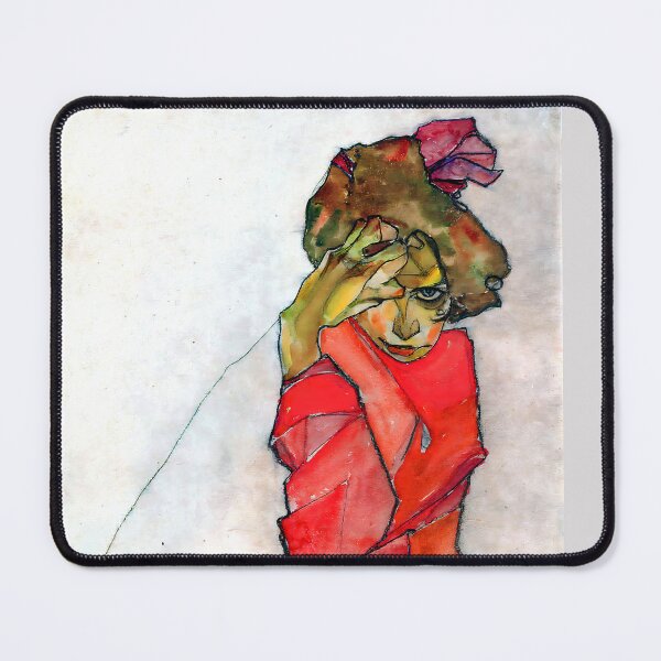 Item preview, Egon Schiele - Kneeling Female in Orange-Red Dress designed and sold by Jon-Baran.