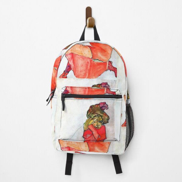 Item preview, Egon Schiele - Kneeling Female in Orange-Red Dress designed and sold by Jon-Baran.