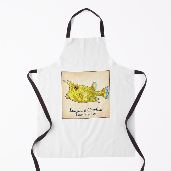 Item preview, Longhorn Cowfish Colorful Watercolor Reef Fish Illustration designed and sold by KenworksDigital.