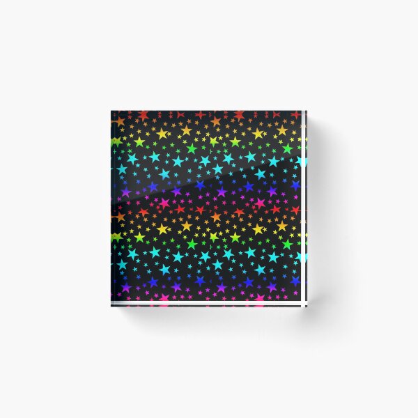 Item preview, Rainbow Star Retro Internet Y2K Pattern Rockstar designed and sold by TrxshWear.