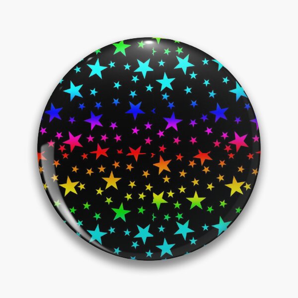 Item preview, Rainbow Star Retro Internet Y2K Pattern Rockstar designed and sold by TrxshWear.