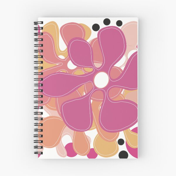 Item preview, Abstract floral patterns in pink and magenta designed and sold by HeilArtDesign.