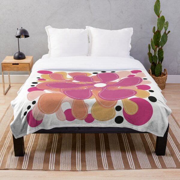 Item preview, Abstract floral patterns in pink and magenta designed and sold by HeilArtDesign.
