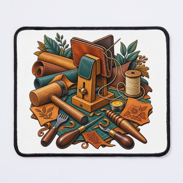 Item preview, Decorative Leathercraft Workshop Artisan Art designed and sold by UrbanCanvvas.