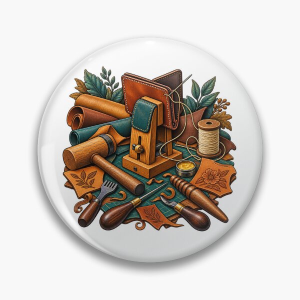 Item preview, Decorative Leathercraft Workshop Artisan Art designed and sold by UrbanCanvvas.
