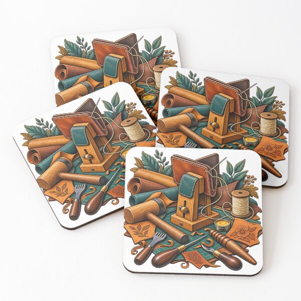 Item preview, Decorative Leathercraft Workshop Artisan Art designed and sold by UrbanCanvvas.