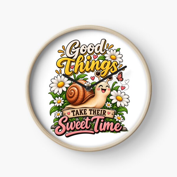 Item preview, Good Things, Sweet Time Snail designed and sold by Side Quest Co..