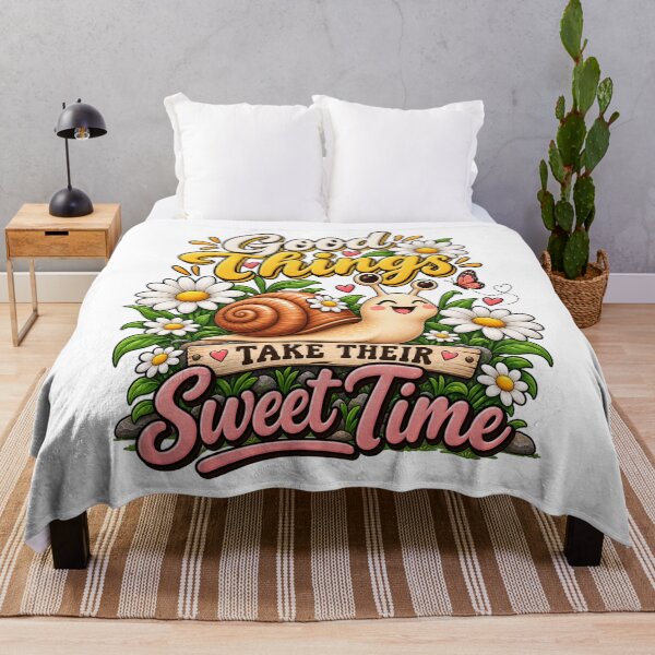 Item preview, Good Things, Sweet Time Snail designed and sold by Side Quest Co..
