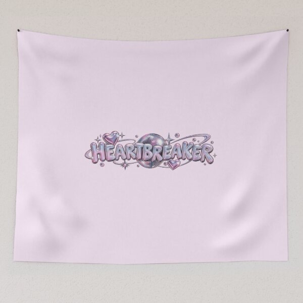 Item preview, Heartbreaker Opalescent Chrome Bubble Text designed and sold by Inkworksbyshery.
