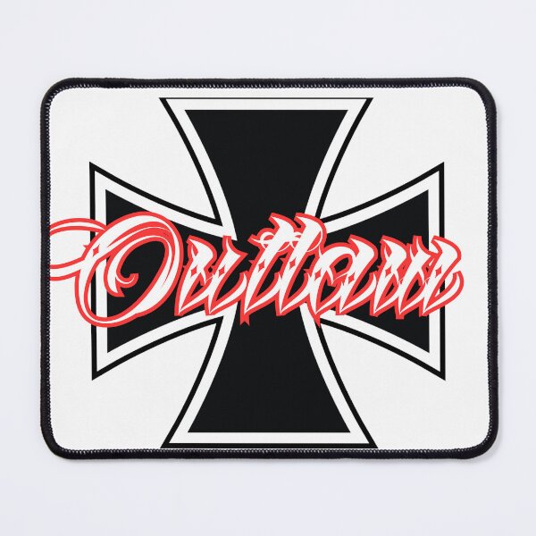 Item preview, Outlaw Iron Cross 1% Rocker Logo West Coast Chopper Style designed and sold by Legacy Apparel Co..