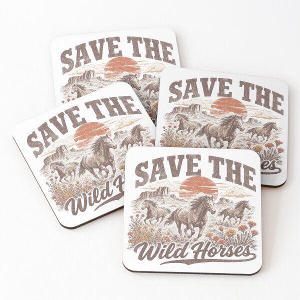 Item preview, Save the wild horses designed and sold by Olena Du.