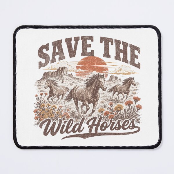 Item preview, Save the wild horses designed and sold by Olena Du.