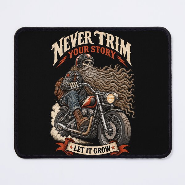 Item preview, Never Trim Your Story - Biker Beard designed and sold by Artnankin.